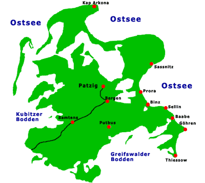 Rügen-Karte